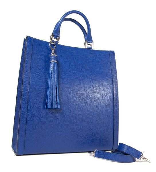 Malia large leather tote bag